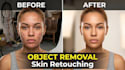 expertly remove objects, pimples, and tattoos from photos