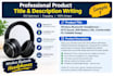 seo product descriptions and amazon product listings