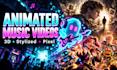 create stylized 3d animated music videos
