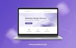 create responsive HTML css website landing page