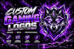 designed a custom gaming and esports logo