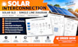solar interconnection solar sld solar single line diagram