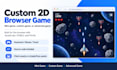 create custom 2d HTML5 browser game with javascript and pixijs