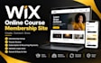 setup wix pricing plan membership subscription payment paid content