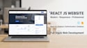 build a responsive react js website with firebase