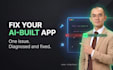 fix claude code lovable replit or vibe coded app issues