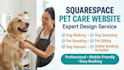 build squarespace dog walking grooming and boarding website