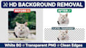 do professional photo editing HD and background removal