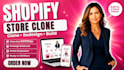 clone shopify store, copy website, redesign or build your store