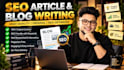 write SEO friendly content, articles and blog posts