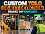build, train custom yolo object detection model on your data