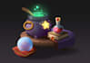 create custom 2d game assets and props