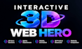 create interactive 3d landing page with spline, threejs and webgl