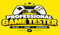 test new game tester beta testing video pc game user testing, steam app reviews