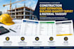 provide construction cost estimation,building quantity survey, material takeoff