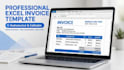create professional excel invoice with gst and dashboard