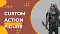 create 3d custom action figure model for 3d printing