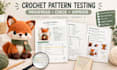 test and proofread your crochet pattern
