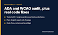 audit and fix ada wcag accessibility issues on your website