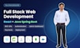 develop a full stack web application using react and java spring boot