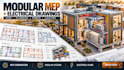create modular mep and electrical drawings in texas, california