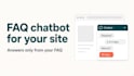 create an embeddable faq chatbot for your landing page