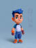 draw 2d game character illustration