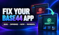 fix bugs and improve your base44 web app