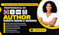 build author website book website ebook landing page