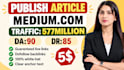 write and publish article on linkedin,com and medium,com premium guest post