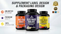 do supplement label design and bottle label design