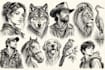 create pen and ink illustrations