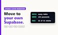 migrate your lovable app from lovable cloud to your own supabase