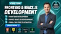 build a high performance react js frontend website with tailwind CSS