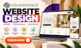 design beautiful modern squarespace website, squarespace website redesign