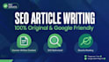 write SEO optimized articles and blog posts