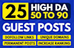 do SEO guest post backlink, high da guest post service, publish artical