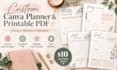 create clean canva planners, pdfs and printable designs