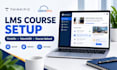 setup thinkific talentlms, create and upload your online course