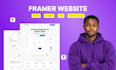 design a high converting interactive framer website or figma to framer website