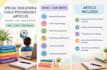 write articles on special education and child psychology