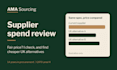 review your supplier spend and find cost savings