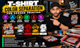 do professional t shirt color separation for screen printing