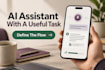 create an ai mobile app chatbot voice assistant, saas backend, saas mobile app