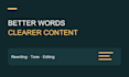 rewrite and improve your website and business copy