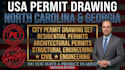 be USA architect structural engineer for permit drawing north carolina georgia