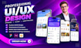 design mobile app ui ux saas dashboard and web app in figma
