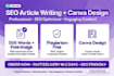 write SEO optimized blog posts