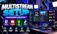 setup obs multistream for twitch youtube kick tiktok