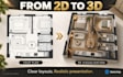 convert your 2d floor plan into a realistic 3d floor plan